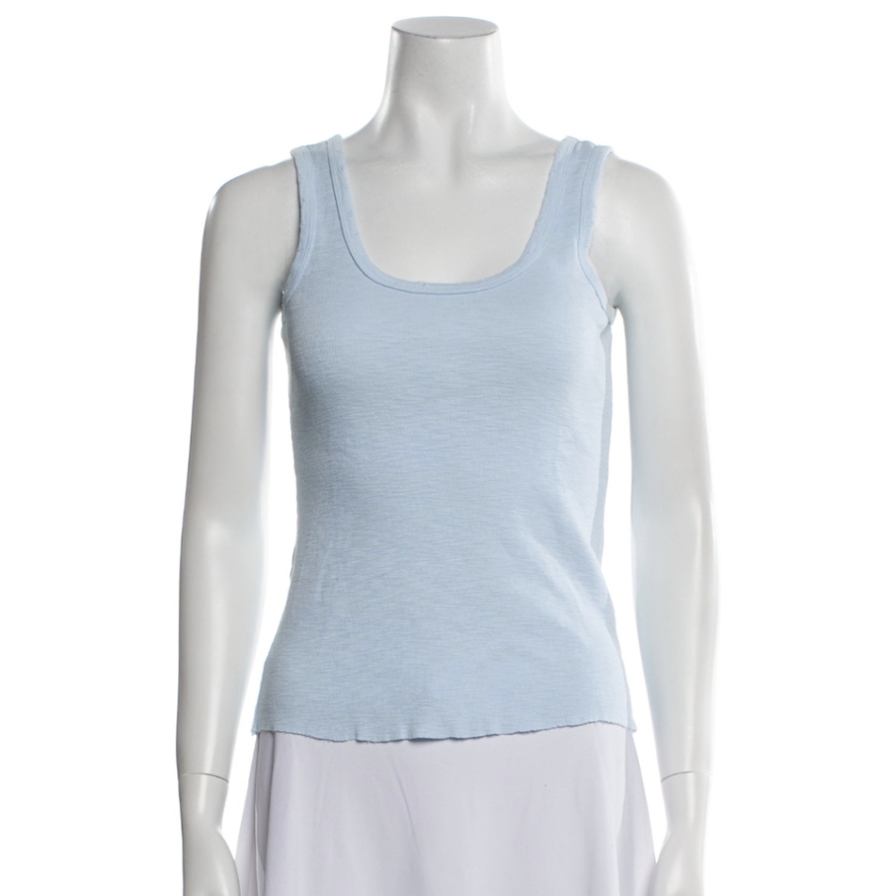 LoveShackFancy Sky Blue Tank Top